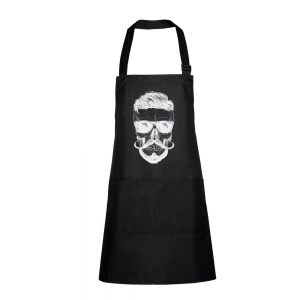 K. TYRKA MEN'S COSMETIC APRON JOHN BLACK