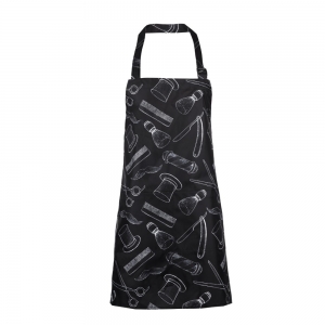 K.TYRKA MEN'S COSMETIC APRON LUKE BLACK