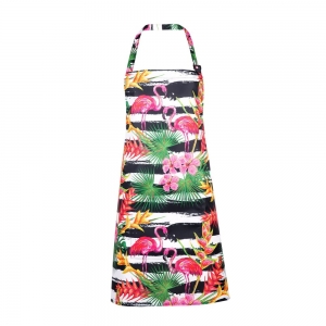 K.TYRKA COSMETIC APRON CLASSIC FLAMINGOS