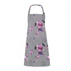 K.TYRKA COSMETIC APRON CLASSIC GRAY MANI