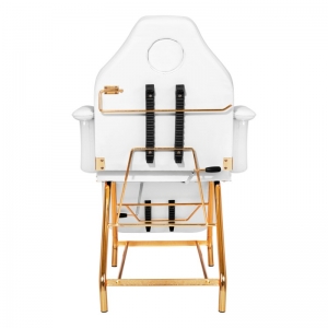 ACTIVESHOP COSMETIC CHAIR SILLON 211 GOLD PRO WHITE