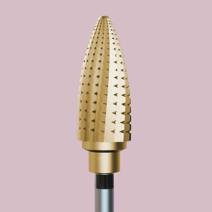 IQ NAILS TITANIUM GOLD COATED CARBIDE DRILL BIT ZRN 275 QSG 060