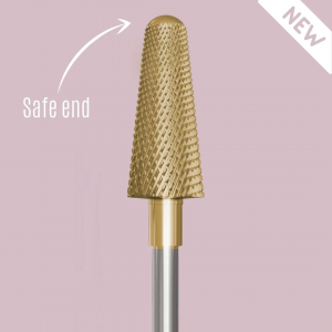 IQ NAILS GOLD COATED CARBIDE DRILL BIT ZRN-221XUF HP.060 SAFE END