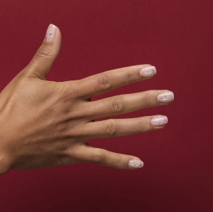 SEMILAC TOP COAT NO WIPE FROZEN SILVER FLAKES T34