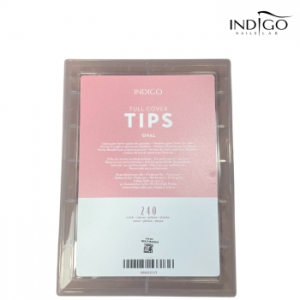 INDIGO NAIL TIPS FULL COVER TIPS OVAL 240PCS