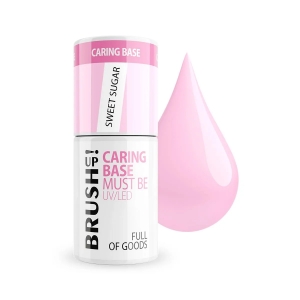 BRUSH UP! HYBRID NAIL BASE FULL OF GOODS SWEET SUGAR  5G