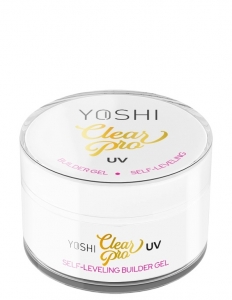 YOSHI PROFESSIONAL GEL CLEAR PRO GEL UV/LED SELF LEVELING 50 ml