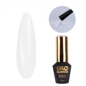 MOLLY LAC NAIL GEL IN A BOTTLE WITH A BRUSH GEL IN BOTTLE CLEAR 10G