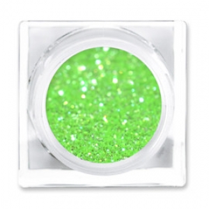 LIT COSMETICS COLOURS EYESHADOW GLITTER JAR GOOBER GREEN MACHINE