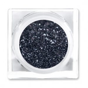 LIT COSMETICS COLOURS EYESHADOW GLITTER JAR GUNSMOKE