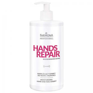 FARMONA HANDS REPAIR MOISTURIZING HAND AND NAIL SORBET 500ML