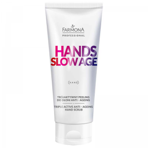 FARMONA HANDS SLOW AGE TRI-ACTIVE HAND SCRUB ANTI-AGEING 200ML