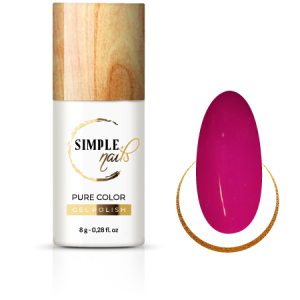 SIMPLE NAILS UV/LED GEL POLISH PURE COLOR FRENCH HIACYNTH 