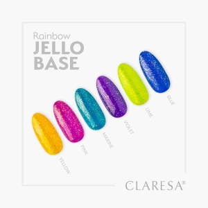 CLARESA GEL POLISH RAINBOW JELLO BASE