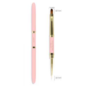 JULIA NESSA BRUSH JULIA NESSA SLIM GEL BRUSH 10MM/4MM  PINK 