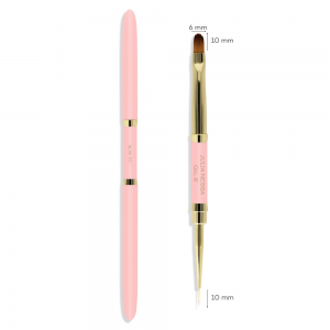 JULIA NESSA BRUSH JULIA NESSA SLIM GEL BRUSH 10MM/6MM  PINK