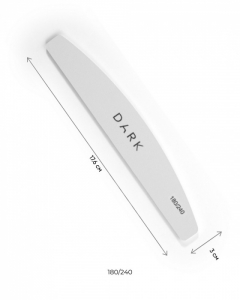 DARK BY RIOR HALF MOON NAIL FILE ON FOAM 180/240 (25pcs)
