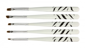 NEONAIL NAIL ART BRUSH KIT ZEBRA