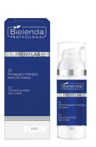 BIELENDA SUPREMELAB SOS CC CORRECTING AND TONING FACE CREAM 50ML