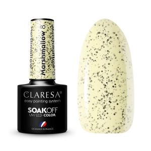 CLARESA GEL POLISH MARSHMALLOW 8 SALE UV/LED 5G