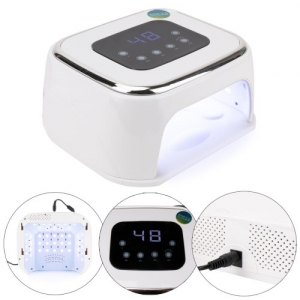 ALLEPAZNOKCIE NAIL LAMP WITH SPEAKER BLUETOOTH DUAL UV / LED 88W SMART M1 WHITE