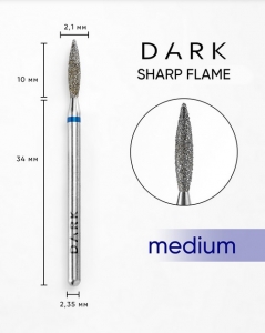 DARK BY RIOR DRILL BIT SHARP FLAME 2,1x10 BLUE