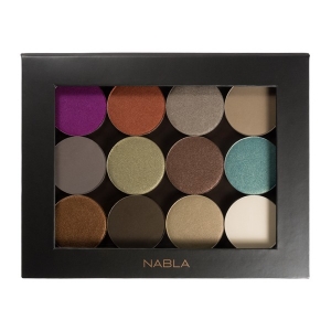 NABLA COSMETICS LIBERTY TWELVE CUSTOMIZABLE PALETTE BLACK