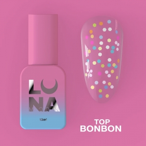 LUNAMOON TOP FOR GEL POLISH TOP BONBON 13ML