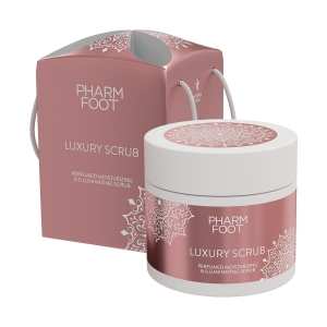 PHARM FOOT LUXURY SCRUB MOISTURIZING ILUMINATING SCRUB FOR FEET HANDS AND BODY 200 G