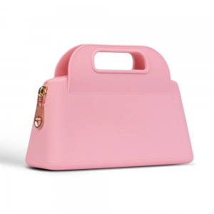 JULIA NESSA MAKE UP BAG PINK SILICONE COSMETIC BAG