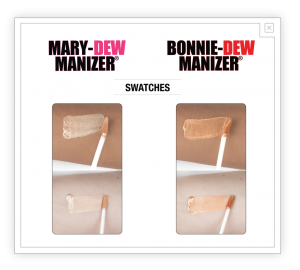 theBALM MARY-DEW MANIZER & BONNIE-DEW MANIZER LIQUID HIGHLIGHTERS