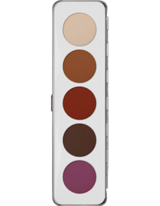 KRYOLAN EYE SHADOW PALETTE 5 COLORS MATT 