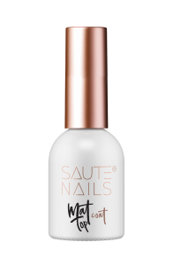 SAUTE NAILS GEL POLISH MATT TOP COAT NO WIPE 8 ml