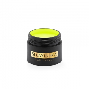 SLOWIANKA EASY LEVELING BUILDER GEL UV/LED MILKY NEON LEMON 
