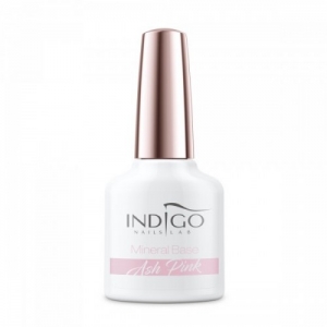 INDIGO GEL POLISH UV LED MINERAL BASE - ASH PINK 7ml