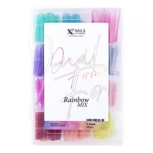 NC NAILS COMPANY DUAL FORM RAINBOW MIX 288 pcs