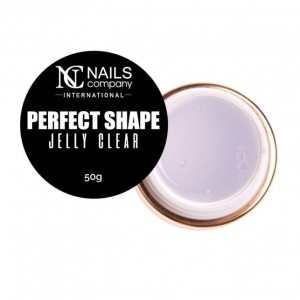 NC NAILS COMPANY PERFECT SHAPE NAIL GEL - JELLY CLEAR 15G