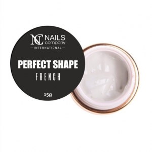 NC NAILS COMPANY PERFECT SHAPE NAIL GEL - FRENCH 15G