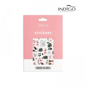 INDIGO NAIL ART STICKER LEAVES 06