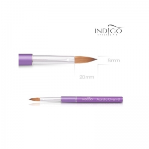 INDIGO NAILS ACRYLIC BRUSH NO 8 KOLINSKY VOILET