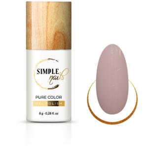 SIMPLE NAILS UV/LED GEL POLISH PURE COLOR NUDE 