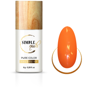 SIMPLE NAILS UV/LED GEL POLISH PURE COLOR ORANGE TREE 