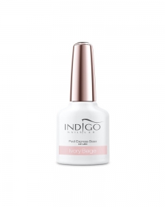 INDIGO GEL POLISH UV LED PEDI EXPRESS BASE IVORY BEIGE 7ml