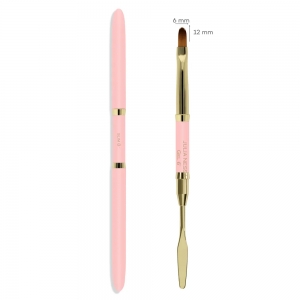 JULIA NESSA ACRYLIC GEL BRUSH 6MM  PINK