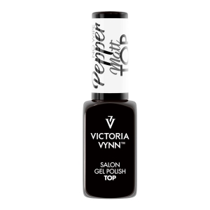 VICTORIA VYNN TOP MATT PEPPER NO WIPE TOP WITH PARTICLES 8ML