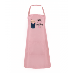 K.TYRKA COSMETIC APRON CLASSIC PINK NAILS