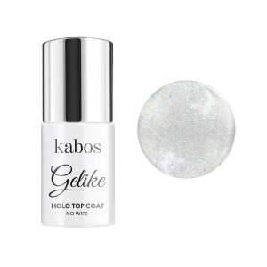 KABOS TOP HYBRID GELIKE HOLO TOP COAT NO WIPE 8 ML UV/LED