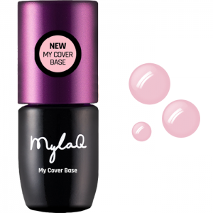 MYLAQ GEL POLISH UV LED BASE FOR HYBRID VARNISHES MY COVER BASE NATURAL PINK 5ML