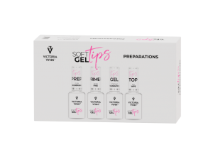 VICTORIA VYNN SOFT GEL TIPS PREPARATIONS - SET OF PREPARATIONS FOR SOFT GEL TIPS SYSTEM