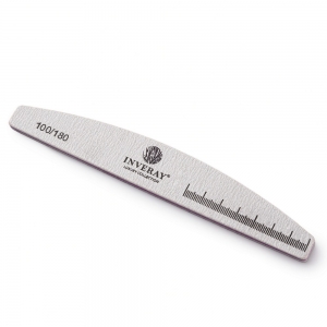 INVERAY NAIL FILE HALFMOON 100/180